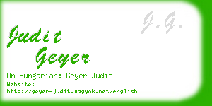 judit geyer business card